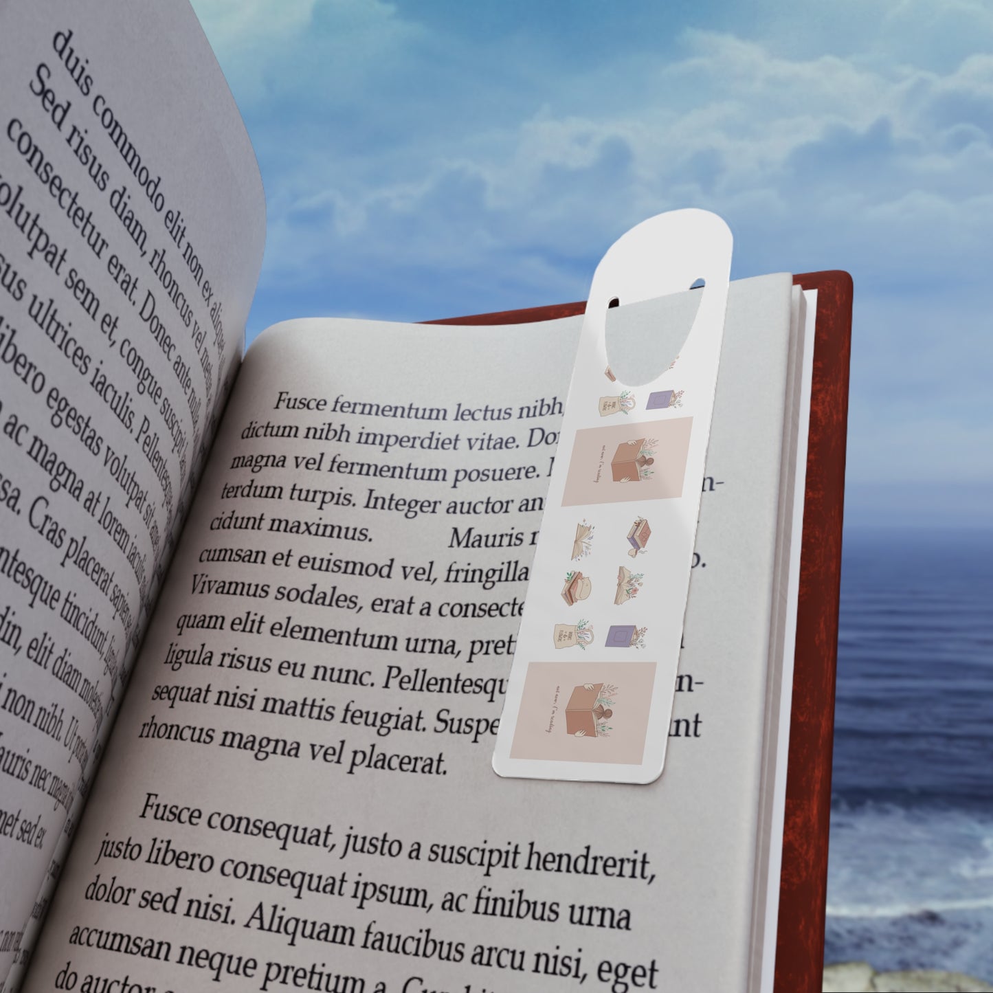 Stylish Bookmark for Book Lovers, Reading Accessories, Gift for Writers, Personalized Bookmark, Minimalist Book Mark