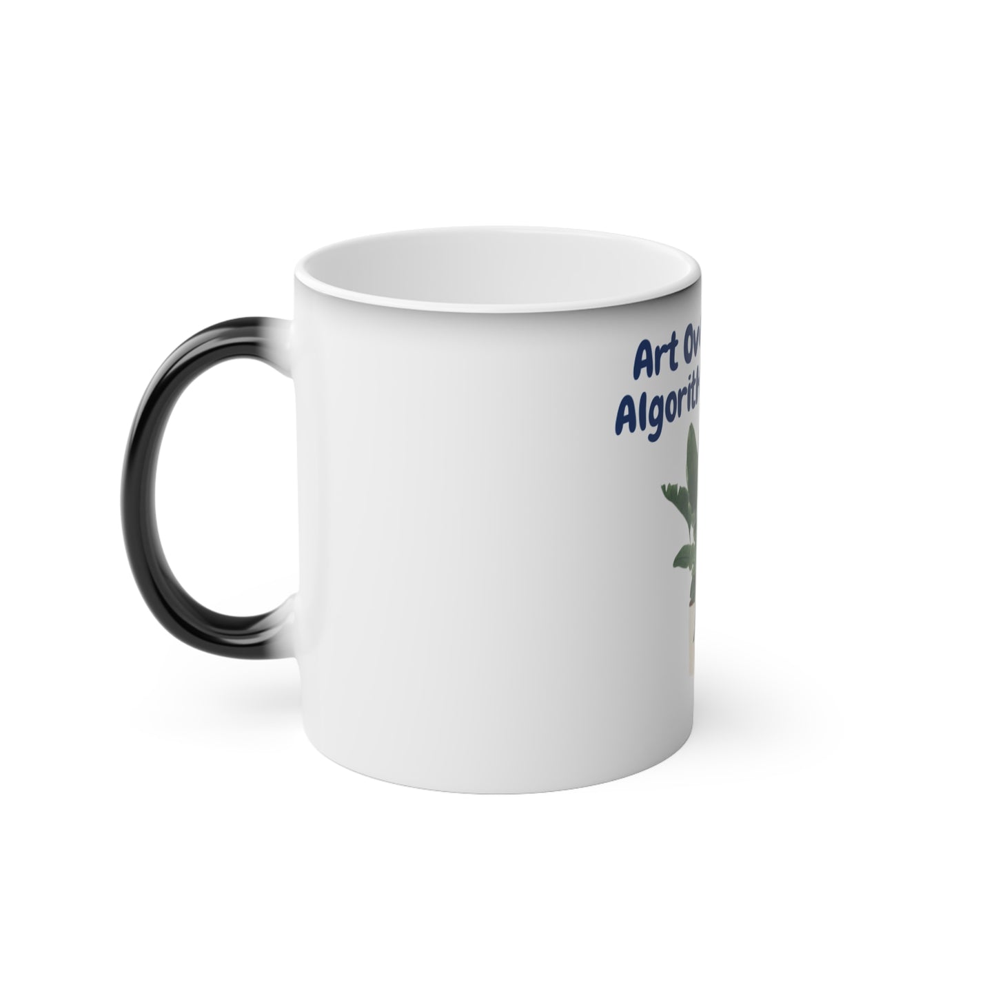 Art Over Algorithms Magic Mug | Creative Gift for Artists, Home Office Decor, Coffee Lover's Gift, Unique Art Mug, Thoughtful Present