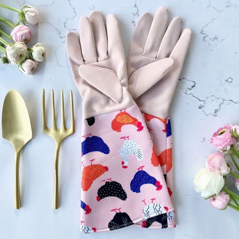 Gardening Gloves - Bright Hens