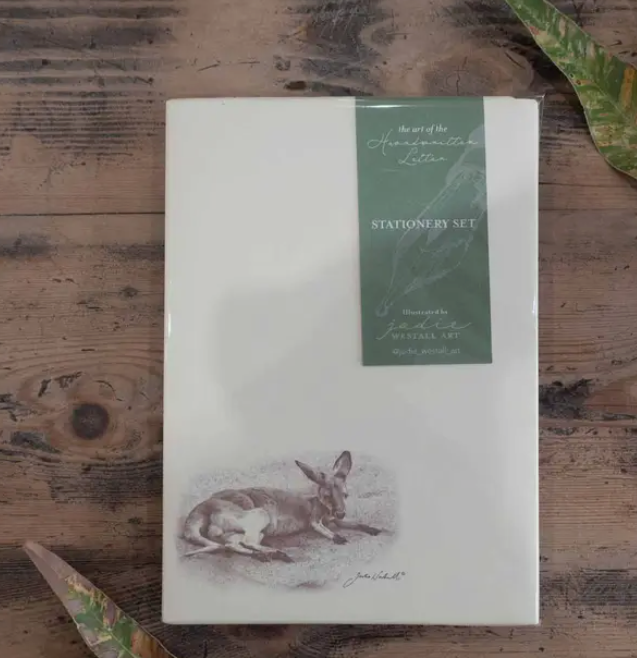 Kangaroo - Artist 20 Sheet Stationery Set