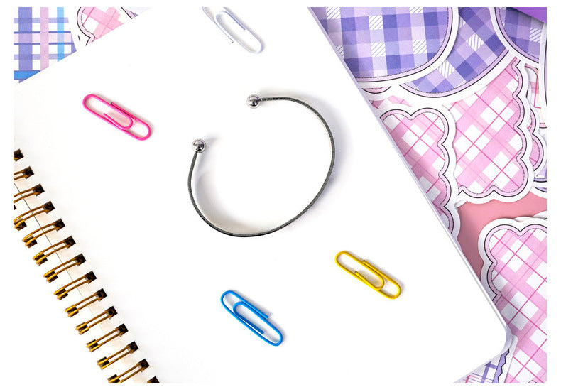 NNEDSZ Kids Creative Journal Gift Set(Pink) - Notebook, Pen, Stickers, and Accessories-3