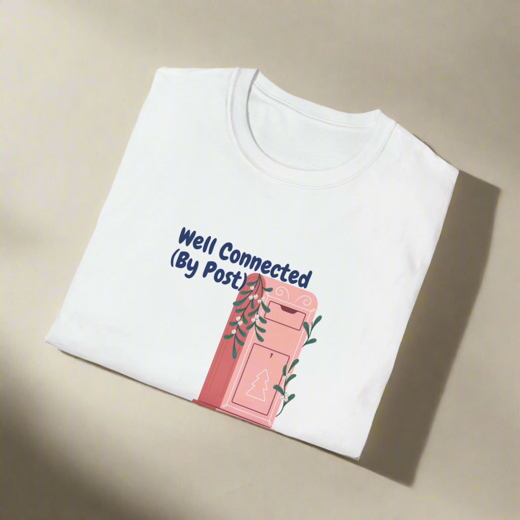 Well Connected Unisex Softstyle T-Shirt, Casual Everyday Tee, Gift for Postal Enthusiasts, Cute Plant Design, Perfect for Birthdays, [...]