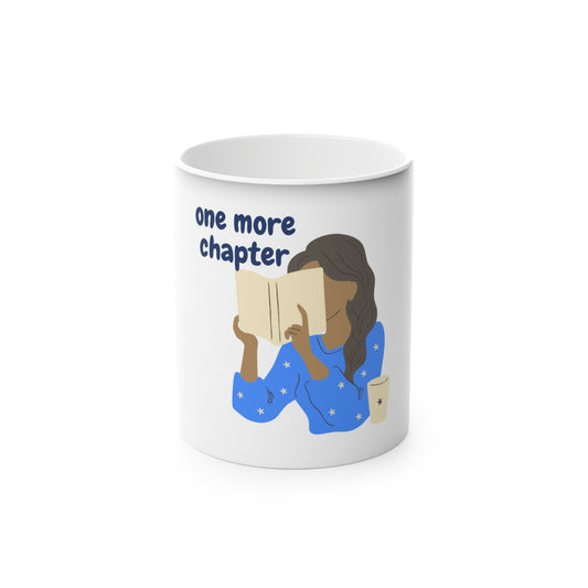 Magic Mug: Cozy Reader’s Coffee Cup, One More Chapter Gift, Book Lover Mug, Reading Nook Accessory, Literary Gift Idea