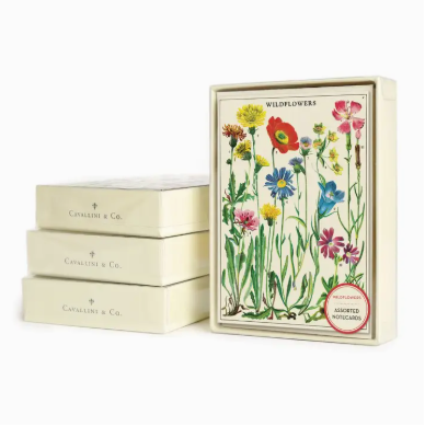Cavallini Boxed Notecards - Wildflowers
