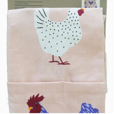 Apron (Heavy Drill) - Bright Hens