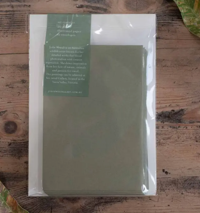 Kangaroo - Artist 20 Sheet Stationery Set