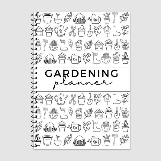 NNEDSZ 2-Pack Gardening Journal Set - 28.5x21cm (11.22x8.27in) Plant Care Tracker with Watering Schedule - Indoor/Outdoor Polarimeter Logbooks